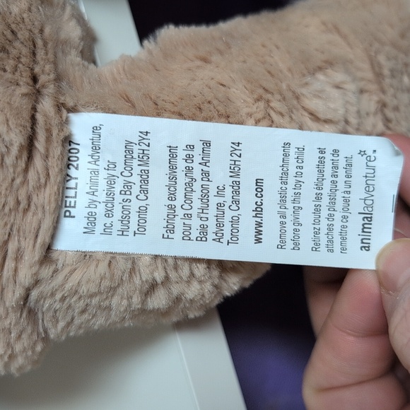 Hudson's Bay Teddy Bear With Scarf, Y2k - Picture 6 of 6